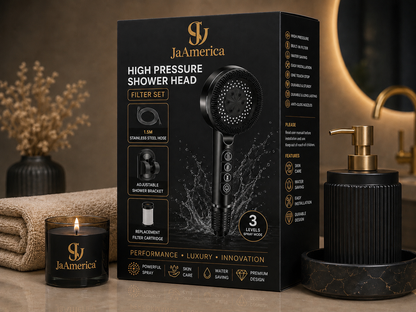Original JaAmerica Shower head with filter.